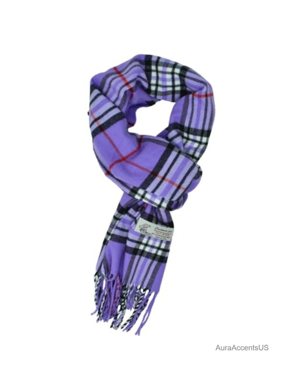 Unisex Classic Tartan Plaid Viscose Winter Scarf Soft Cashmere Feel 72x12